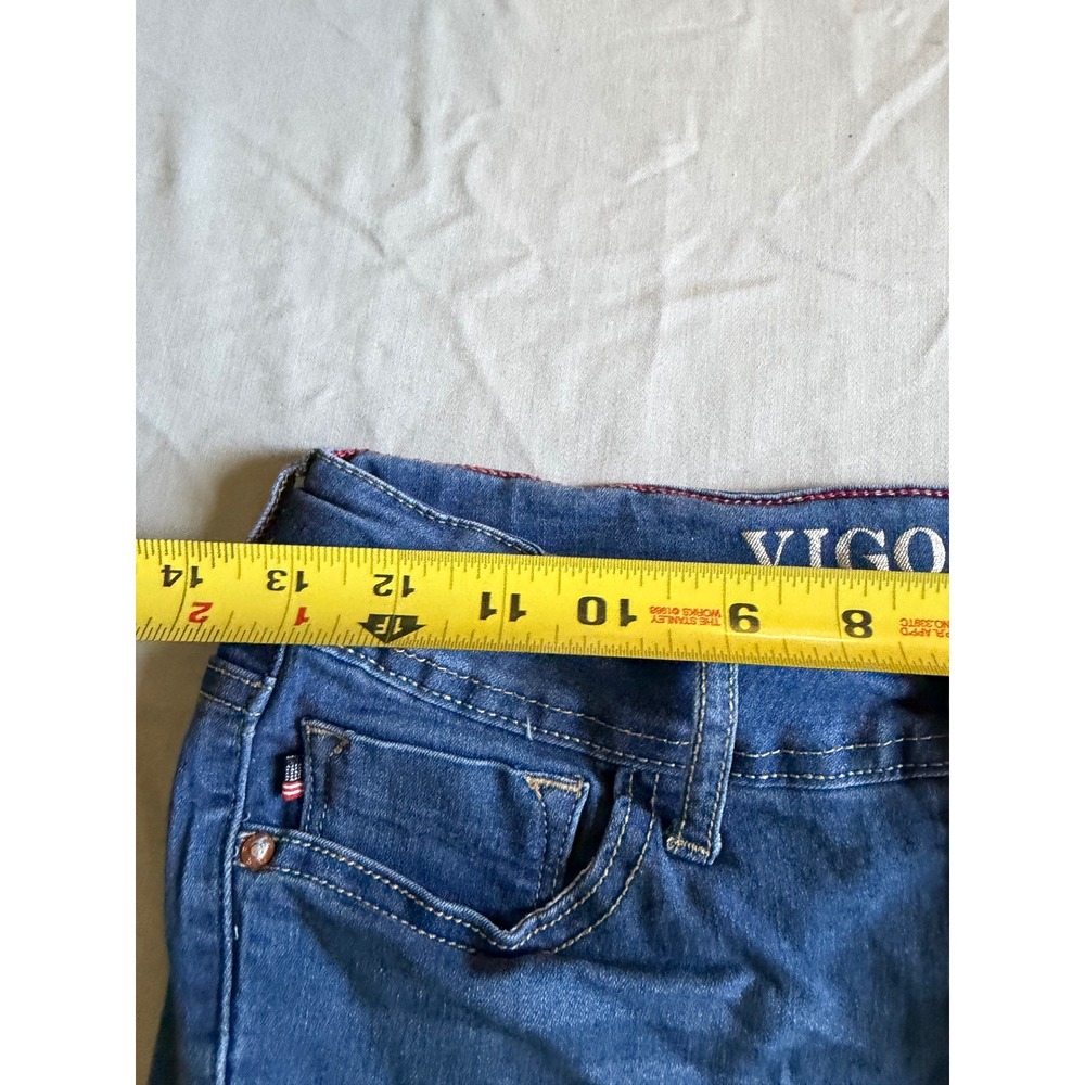 Classic Womens Vigoss Cuffed Denim Shorts 14 Blue